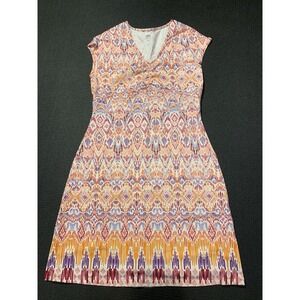 Title‎ Nine Dress Womens Size Medium Multicolor Daring Diamalete Ikat Athletic